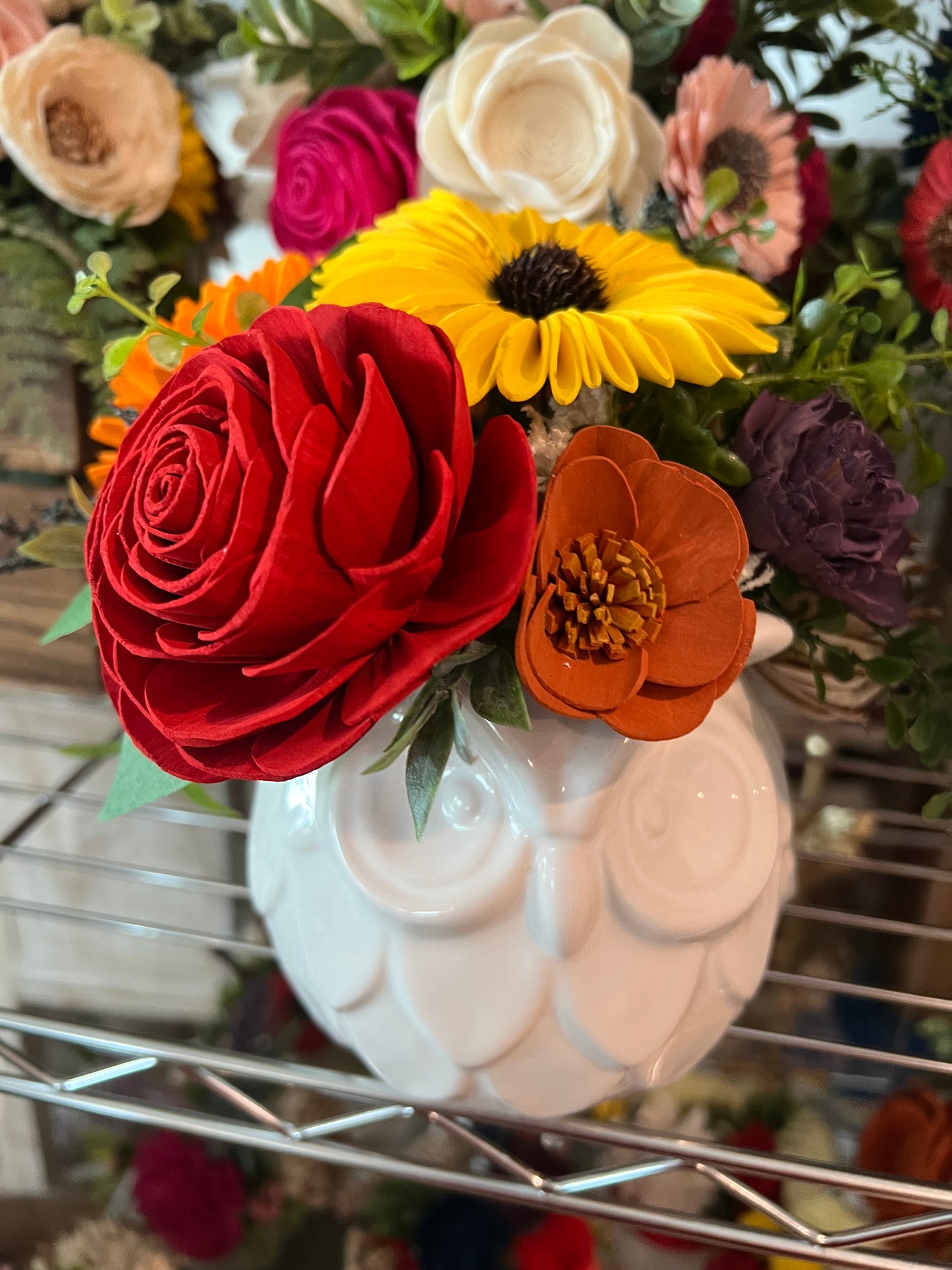 Ceramic Owl Arrangement