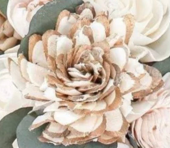 Raw Sola Wood Flower Assortment – Natural Collection (24 Count)